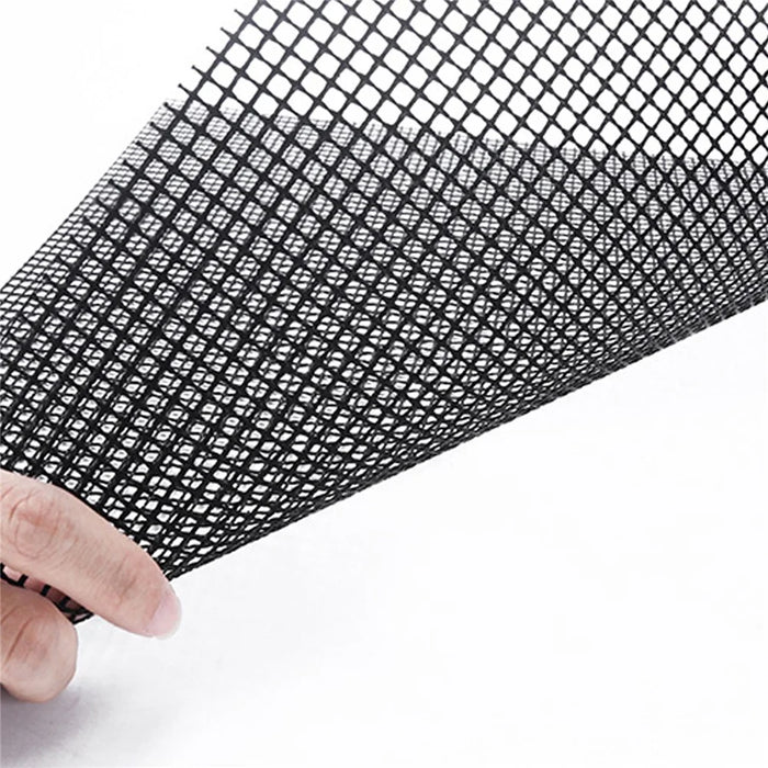 3 PCS High-Temperature Resistant Silica Gels Material BBQ Mat Barbecue Mesh Baking Mat (without Certification) - Black - 3