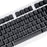 For Mechanical Keyboard 104 Keys Injection Molding PBT Keycap Set - Black - 3