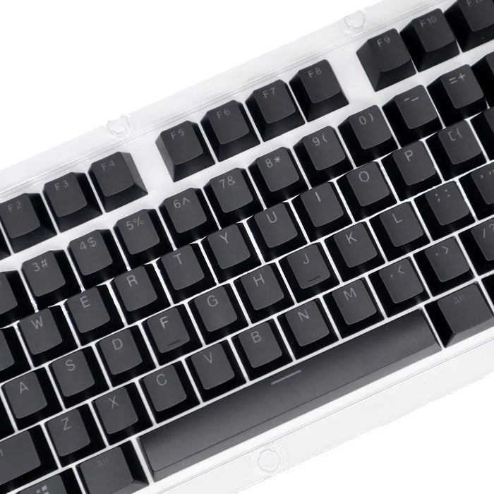 For Mechanical Keyboard 104 Keys Injection Molding PBT Keycap Set - Black - 3