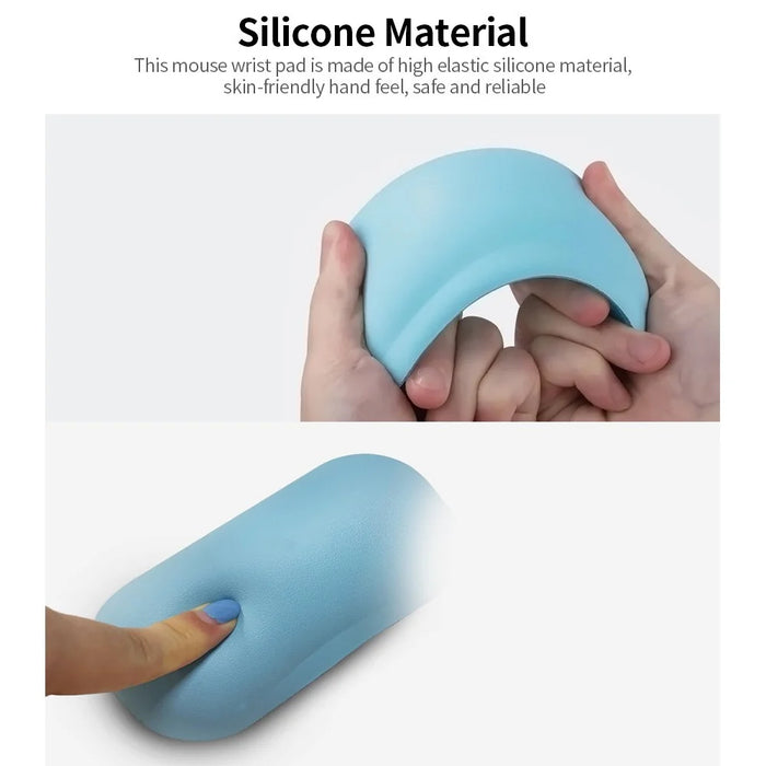 Soft Mouse Wrist Rest Pad Ergonomic Wrist Support Hand Pillow Cushion - Grey - 5