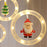 9.8FT Waterproof 3D Christmas String Lights Novelty Hanging USB Powered Fairy Lights for Christmas Indoor Decor - 4