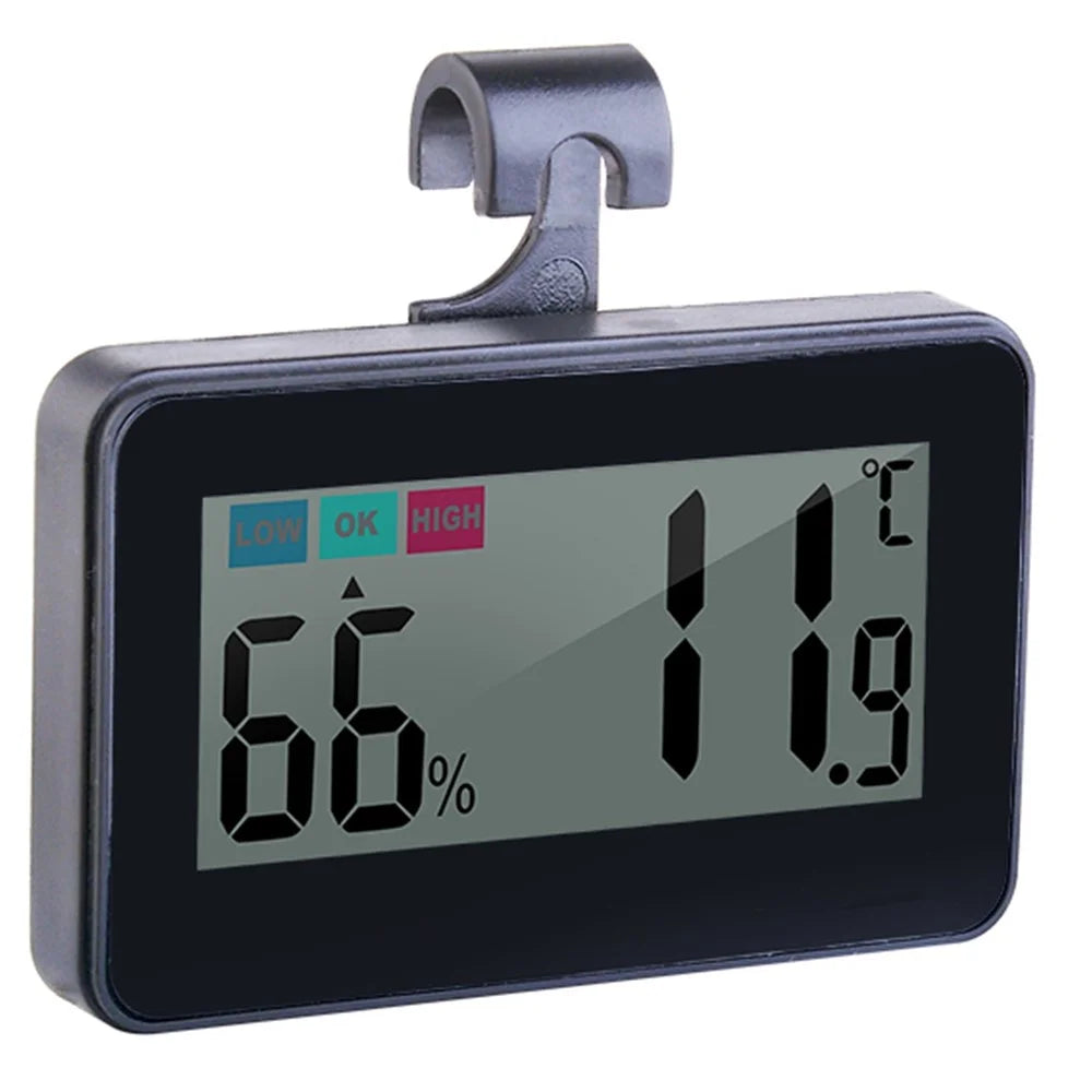Mini Digital Indoor Thermometer Gauge Accurate Temperature Humidity Monitor with LCD Display - 7