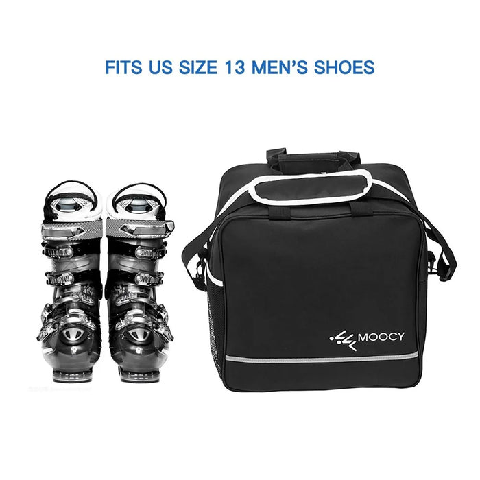 Snowboard Bag + Ski Boot Bag for Skis Gear Up to 200cm and Boots Up to US Size 13 - 4