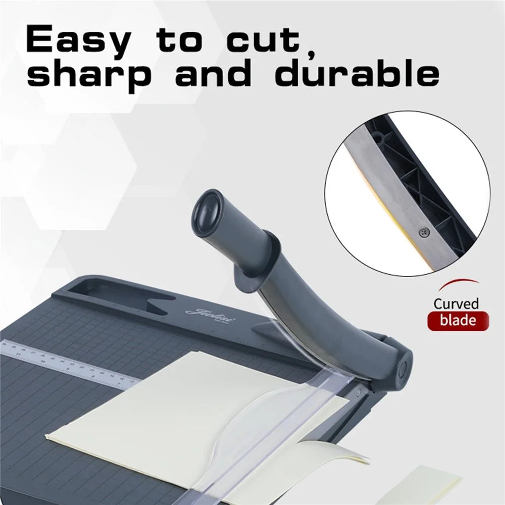 948 Safe Storage Paper Cutter 12 Inch Craft Paper Trimmer for Office Home, 16 Sheet Capacity - 4