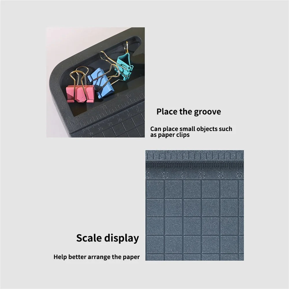 948 Safe Storage Paper Cutter 12 Inch Craft Paper Trimmer for Office Home, 16 Sheet Capacity - 6