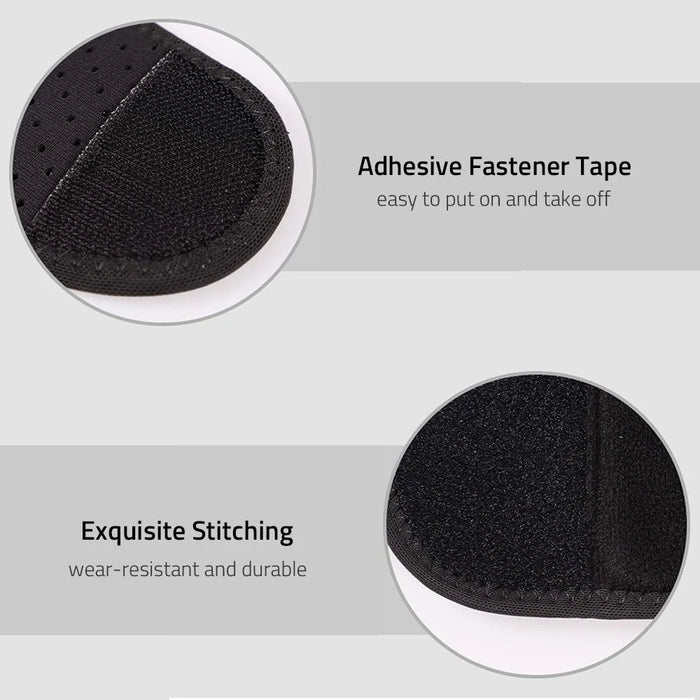 Wear-resistant Sport Brace Adjustable Knee Band Scratch-resistant Knee Protective Bandage with Side Metal Stabilizer - 2