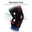 Wear-resistant Sport Brace Adjustable Knee Band Scratch-resistant Knee Protective Bandage with Side Metal Stabilizer - 4