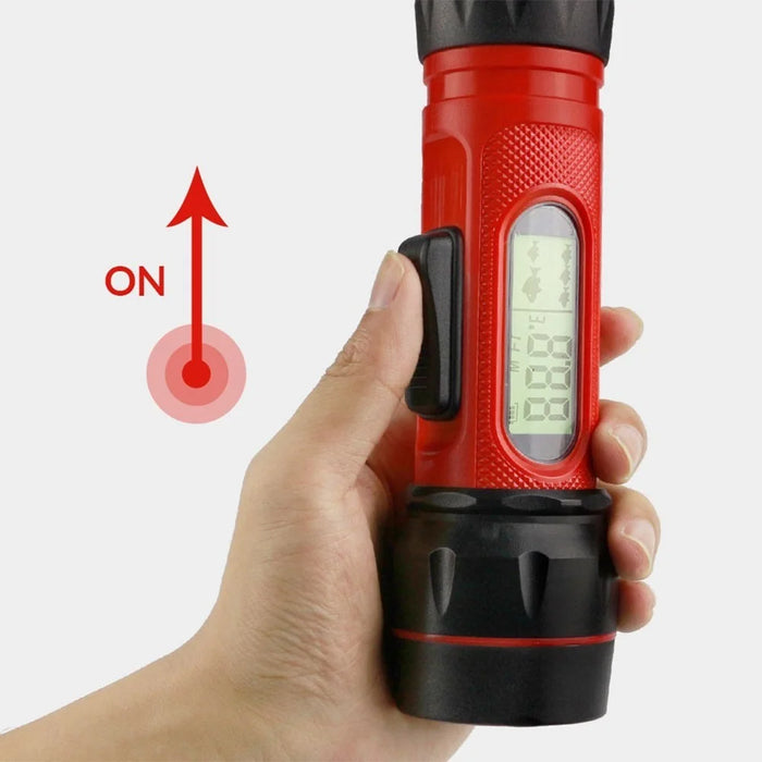 Portable Sonar Ice Fishing Finder with LED Underwater Light Wireless Handheld Fishfinder with 0.8-90m Detection Depth - 6
