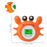 Bath Thermometer with Room Temperature Lovely Crab Shape Floating Bath Toy Bathtub Safety Temperature Thermometer - 6