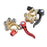 1 Pair Brass Material Automotive Car Top Post Battery Terminals Wire Cable Clamp Terminal Connectors Car Accessories - 2