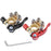 1 Pair Brass Material Automotive Car Top Post Battery Terminals Wire Cable Clamp Terminal Connectors Car Accessories - 3