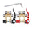 1 Pair Brass Material Automotive Car Top Post Battery Terminals Wire Cable Clamp Terminal Connectors Car Accessories - 5
