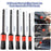 13Pcs Car Wheel Brush Set Car Wheel Cleaning Brush Kit Including 5 Detailing Brushes/3 Steel Wire Brushes/Wheel Rim Brush/Air Vents Brush/Tire Brush/Car Wash Mitt/Towel - 7