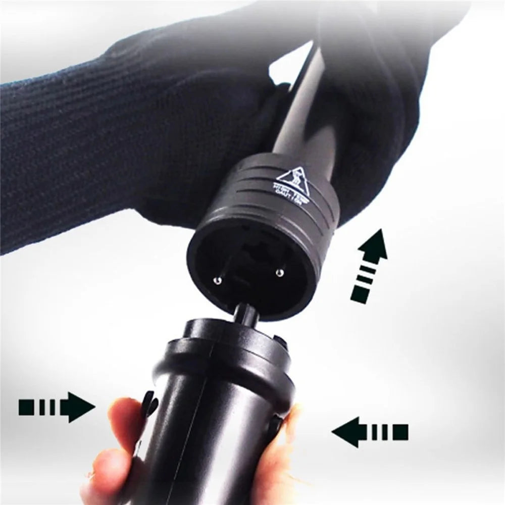 5-in-1 Hair Curler Ceramic Curling Iron Wand Set With 5Pcs Interchangeable Ceramic Barrel and Heat Protective Glove - US Plug - 3