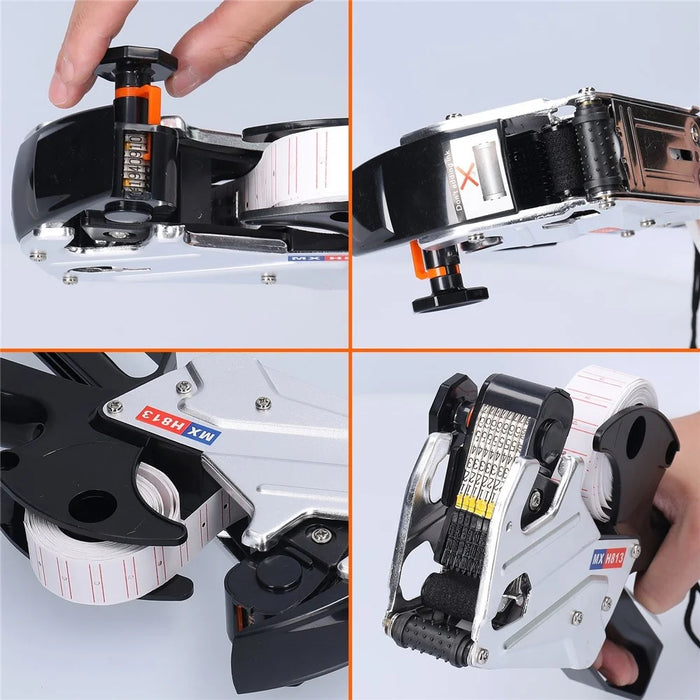 MX-H813 Aluminum Alloy Marking Machine Handheld Singles Row Code Printer Labeling Machine - 6
