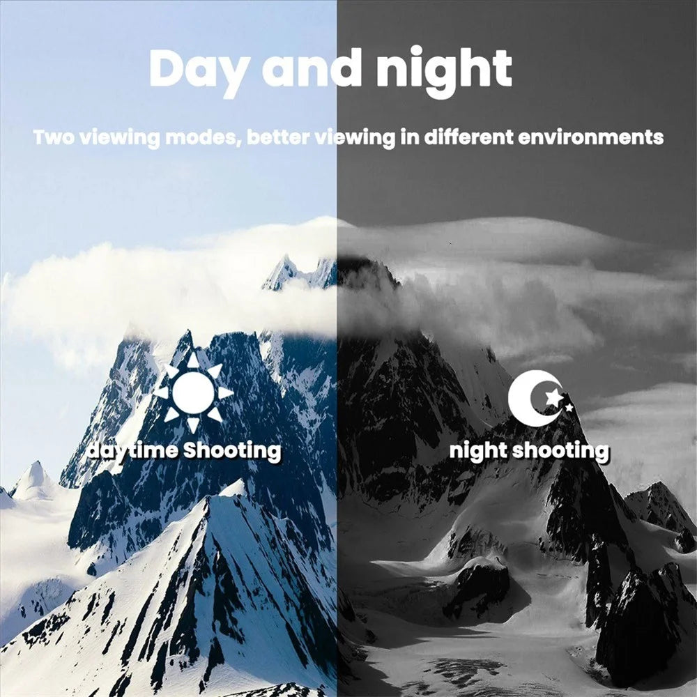 NV4000 12 Megapixel Optical Binocular Night Visions Infrared 5X Digital Zoom Photo Video Playback for Outdoor Hunts Boating - 5