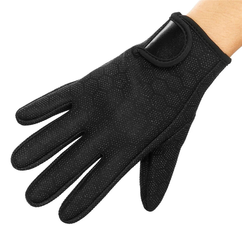 1.5mm Neoprene Diving Gloves Women Men Anti-slip Snorkeling Gloves for Swimming Surfing Sailing Kayaking - L - 4