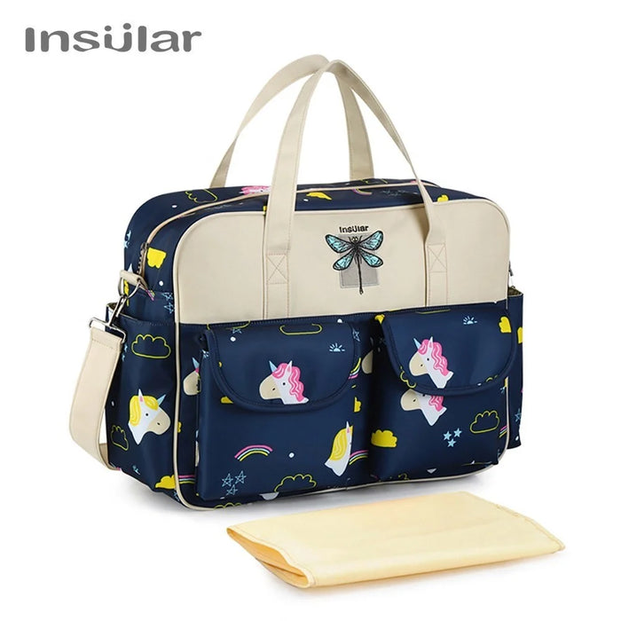 Baby Diaper Bag Backpack Tote Purse Satchel Diaper Messenger Multifunction Nappy Bag for Mom - Type: 1 - 1
