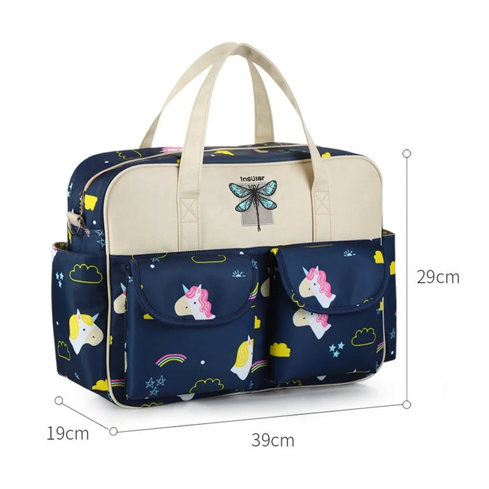 Baby Diaper Bag Backpack Tote Purse Satchel Diaper Messenger Multifunction Nappy Bag for Mom - Type: 1 - 7