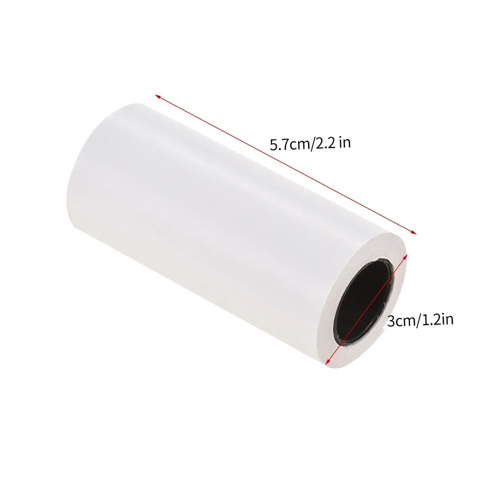 Self-Adhesive Thermal Paper Roll BPA-Free 57x30mm Receipt Paper for PeriPage PAPERANG Poooli Phomemo Pocket Thermal Printer - 3Pcs - 4