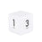 Portable Cube Timer Digital Display Timer Countdown Alarm 1-3-5-10 Minutes Flip Timing Time Management for Study Sports Cooking Gaming Office - White/Style 1 - 1