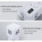 Portable Cube Timer Digital Display Timer Countdown Alarm 1-3-5-10 Minutes Flip Timing Time Management for Study Sports Cooking Gaming Office - White/Style 1 - 6