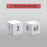 Portable Cube Timer Digital Display Timer Countdown Alarm 1-3-5-10 Minutes Flip Timing Time Management for Study Sports Cooking Gaming Office - White/Style 1 - 7