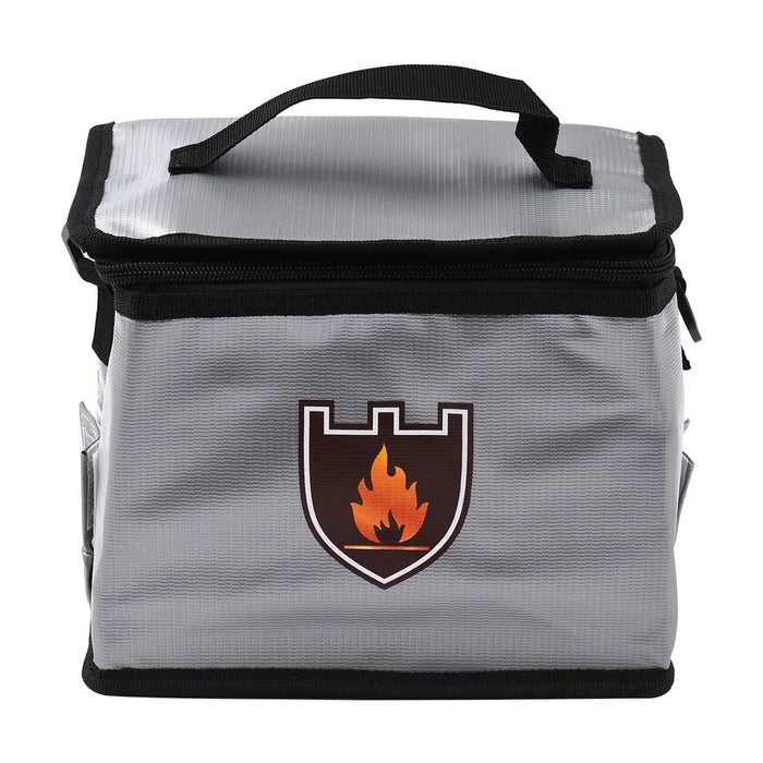 Portable Fireproof Safe Bag Explosion-Proof Protective Lipo Battery Waterproof Bag with Zippers Handle Strap for Battery Storage and Charging - 4