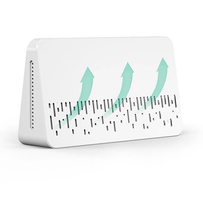 Multifunctional Household Air Quality Detector LED Display CO2 Tester with Carbon Dioxide TVOC HCHO Value Electricity Quantity Temperature Humidity Display Function - 3