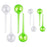 8Pcs/Set (4 Large + 4 Small) Plant Watering Globes Self-watering Globes Ball Garden Planting Automatic Watering Bulb - 1