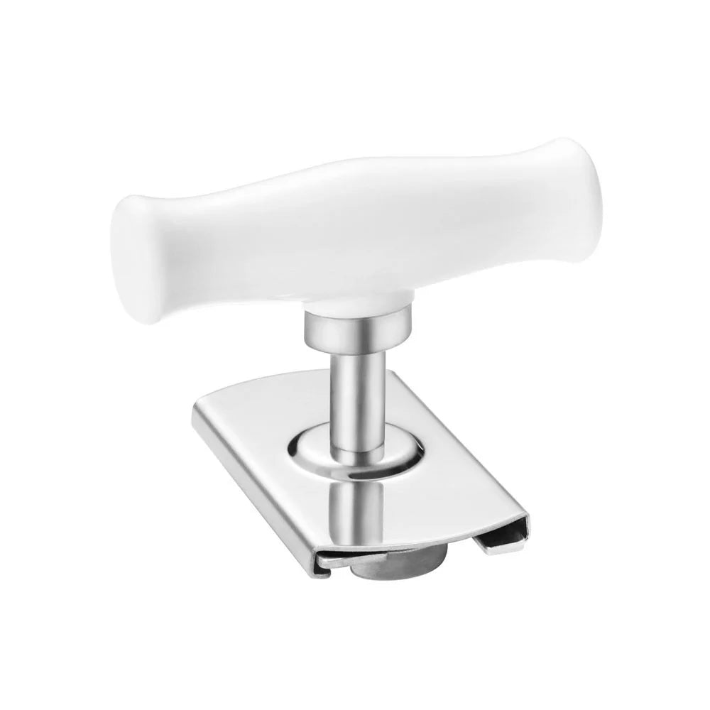 Stainless Steel Labor-saving Capping Device Can Opener Screw Cap with Handle Bottle Cap Opening Tool - White - 3