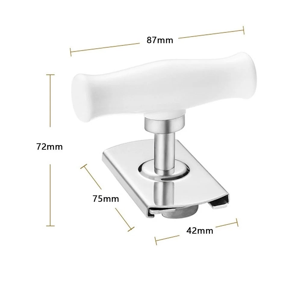 Stainless Steel Labor-saving Capping Device Can Opener Screw Cap with Handle Bottle Cap Opening Tool - White - 4