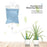 For Outdoor Indoor Plants Automatic Plant Waterer Potted Flower Self Watering Devices Double Slow Release Irrigation Stake Drip Irrigation Kit System - 2L - 7
