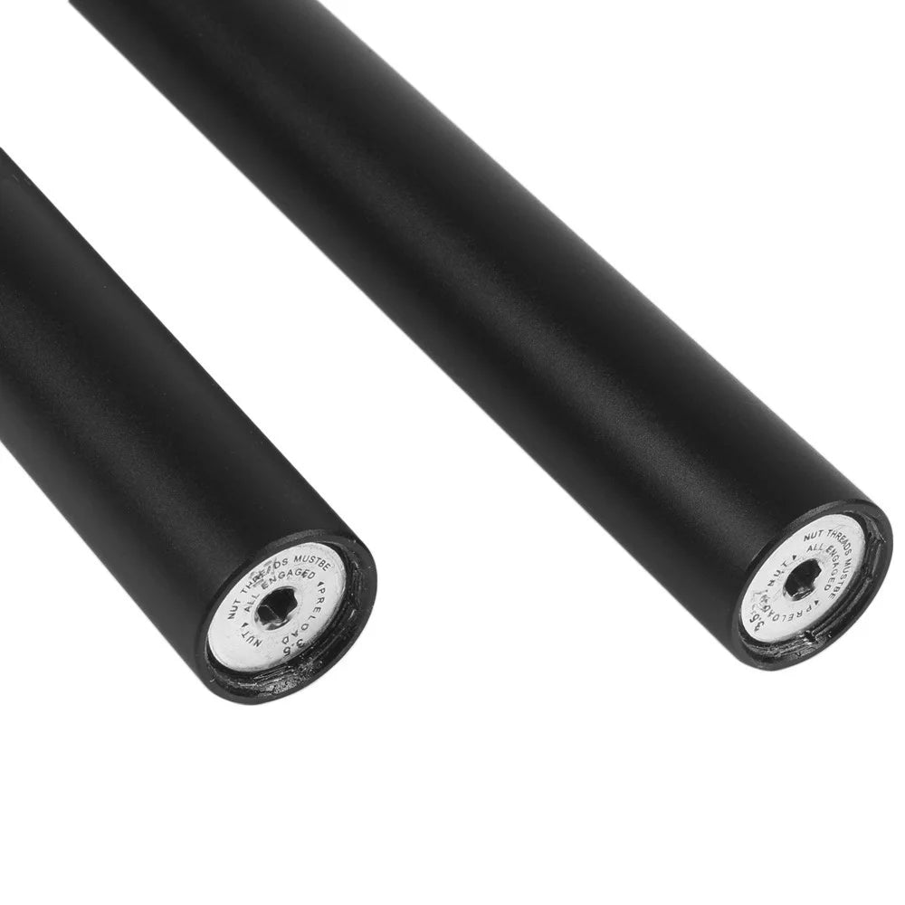 ZOOM Aluminum Alloy Bike Suspension Seatpost Mountain MTB Road Bike Fixed Gear Saddle Pole - Black/27.2x350mm - 2