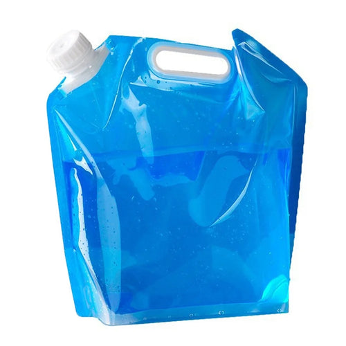 Collapsible Water Container Outdoor Camping Hiking Emergency Survival Water Storage Jug Bag - 10L - 1