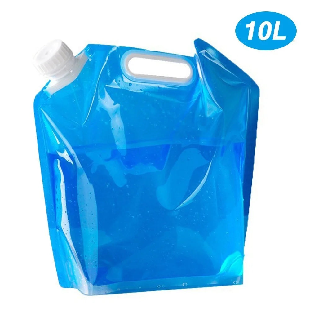 Collapsible Water Container Outdoor Camping Hiking Emergency Survival Water Storage Jug Bag - 10L - 2