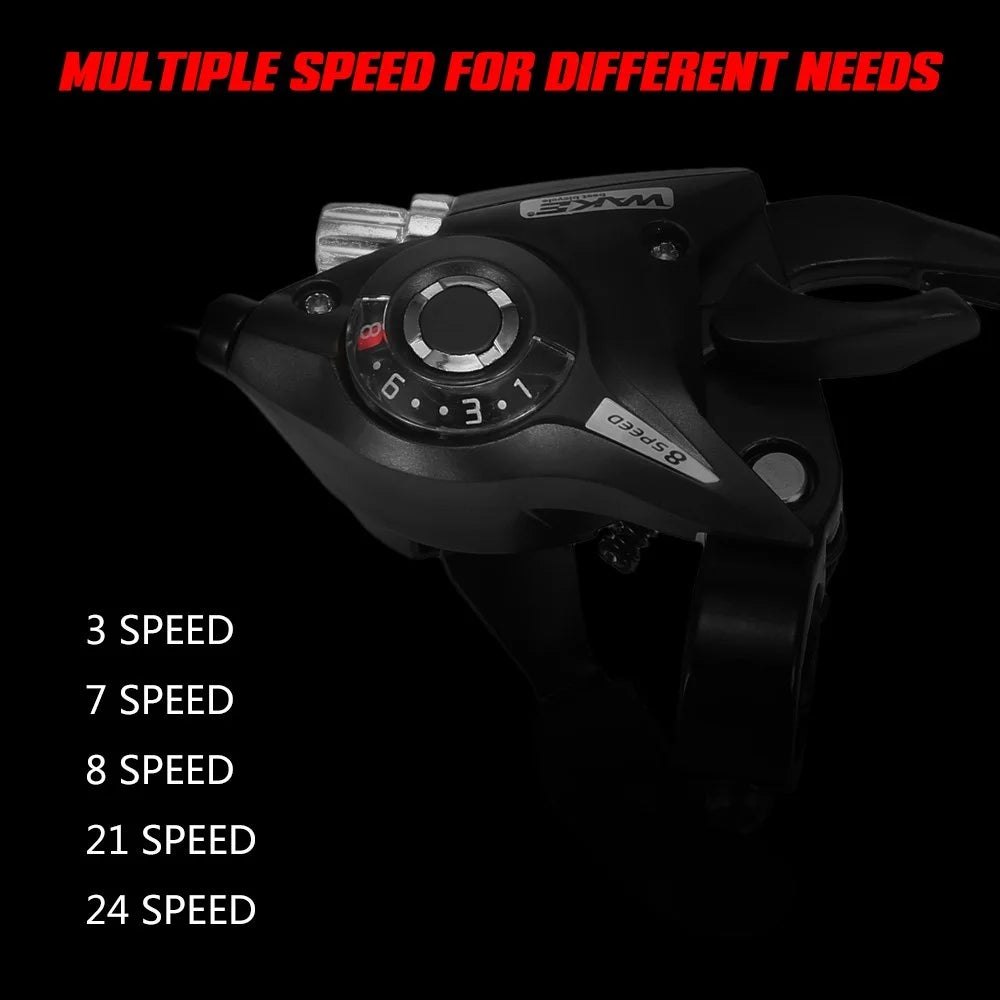 2pcs Bicycle Speed Shifter Brake Shifter 21 Speed Bike Gear Shifter Brake Lever Combo for Moutain Bike MTB BMX Fixie Gear Cycling - 6