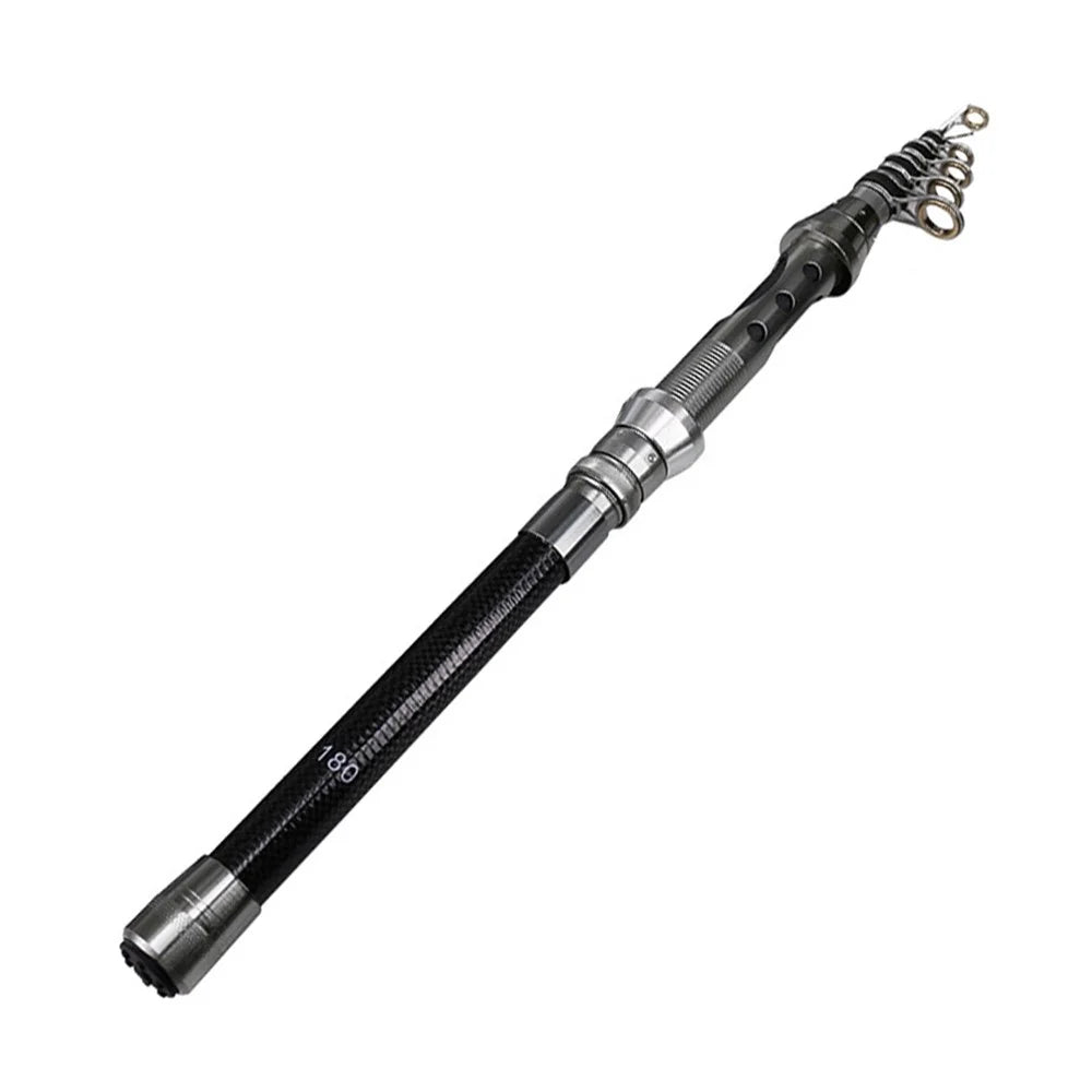 Portable Lightweight Fishing Rod Carbon Fiber Telescopic Fishing Rod Ultra-Sensitive Sea Saltwater Freshwater Fishing Rod - Type 2 - 1