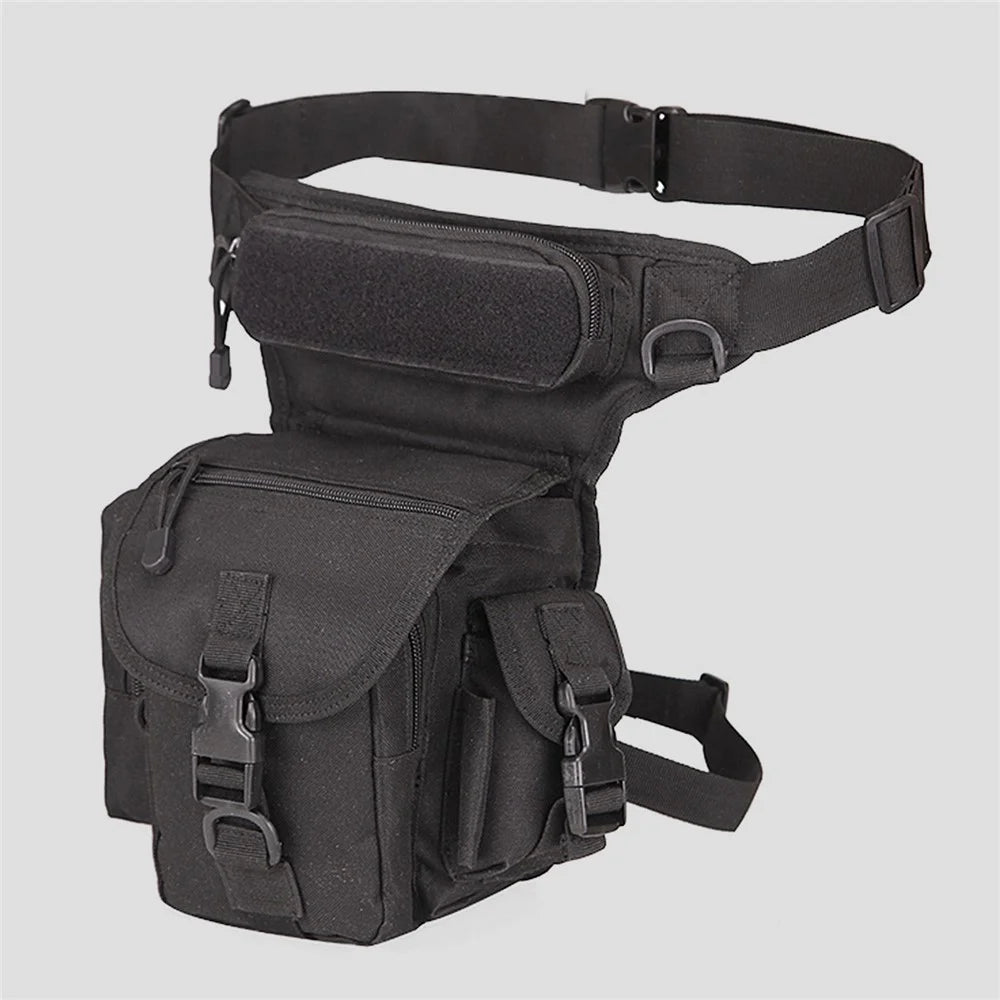 Outdoor Thigh Drop Leg Bag Waterproof Waist Packs Pouch for Traveling Hiking Cycling Camping - 1