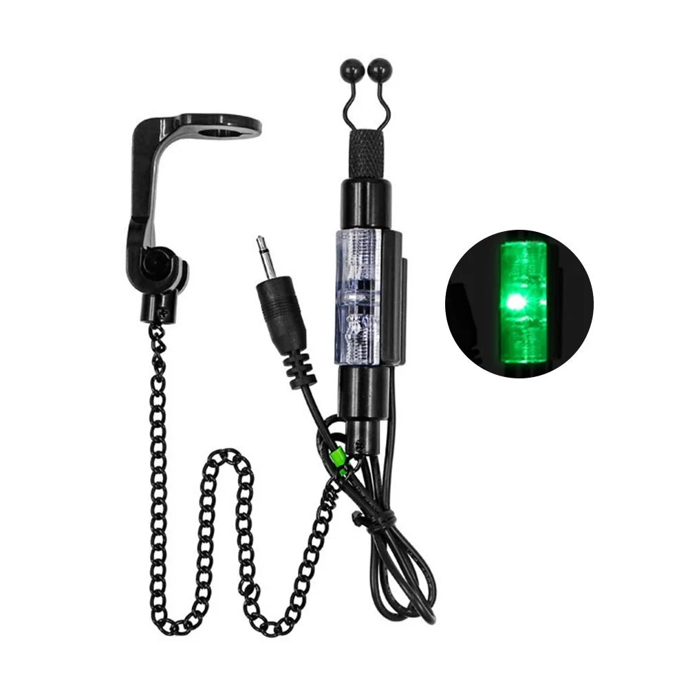 Outdoor Fishing Swinger Chain Alert Swinger Fish Bite Alarm Hanger Swinger Fishing Tackle Tool - Black - 4