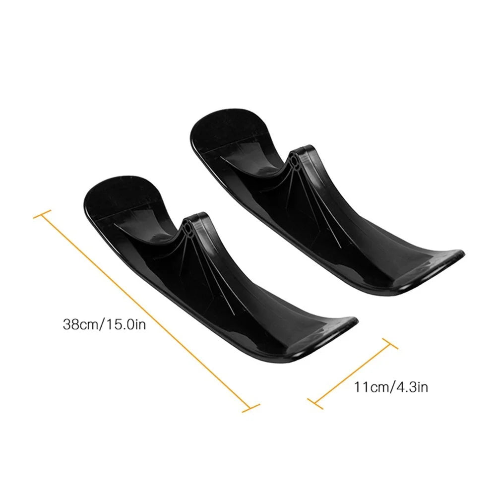2Pcs Kids Snow Scooter Sleds Scooter Sliding Ski Board Scooter for Kids Outdoor Indoor Winter Toy - 4