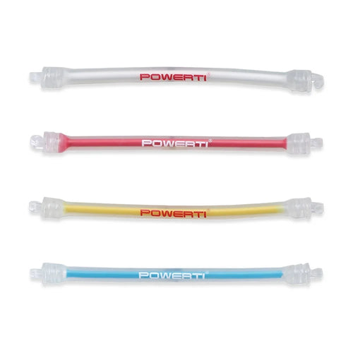 POWERTI 4Pcs/Set Tennis Racket Damper Silicone Strips Tennis Bat Vibration Absorbing Shock Reducing Anti-slip Strips - 1