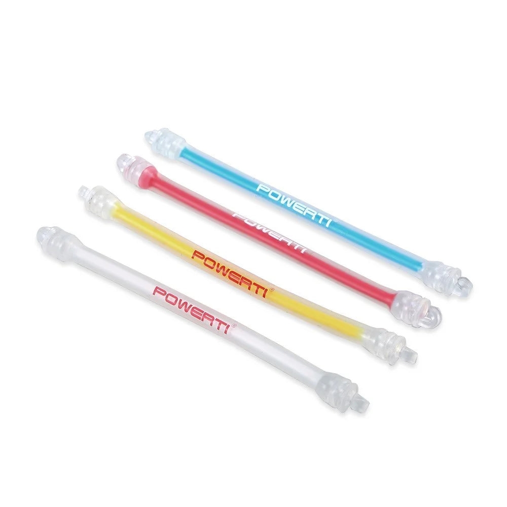 POWERTI 4Pcs/Set Tennis Racket Damper Silicone Strips Tennis Bat Vibration Absorbing Shock Reducing Anti-slip Strips - 3