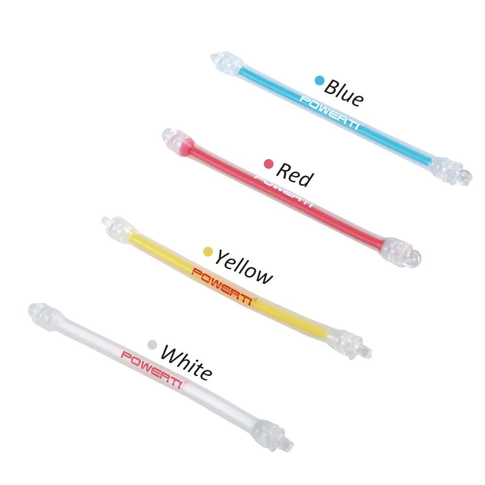 POWERTI 4Pcs/Set Tennis Racket Damper Silicone Strips Tennis Bat Vibration Absorbing Shock Reducing Anti-slip Strips - 6