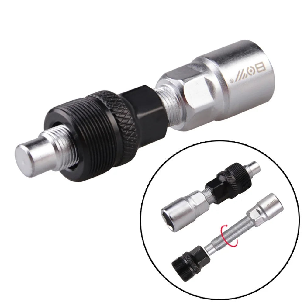 Bike Crank Extractor Puller Bottom Bracket Remover with 16mm Spanner Wrench Bike Repair Tool Kit - 3