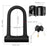 Bike U Lock Heavy Duty Anti-Theft Bicycle Lock Secure Lock with Mounting Bracket - 3