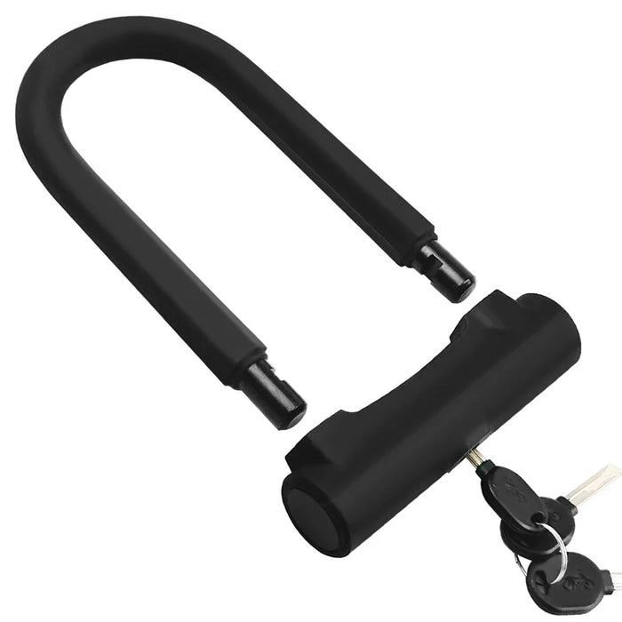 Bike U Lock Heavy Duty Anti-Theft Bicycle Lock Secure Lock with Mounting Bracket - 5