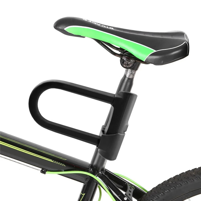 Bike U Lock Heavy Duty Anti-Theft Bicycle Lock Secure Lock with Mounting Bracket - 6