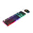 Wired Backlit Keyboard Mouse Combo Folding Feet Suspended Keycaps Design Keyboard Breathing Light Ergonomic Mouse - Black - 1