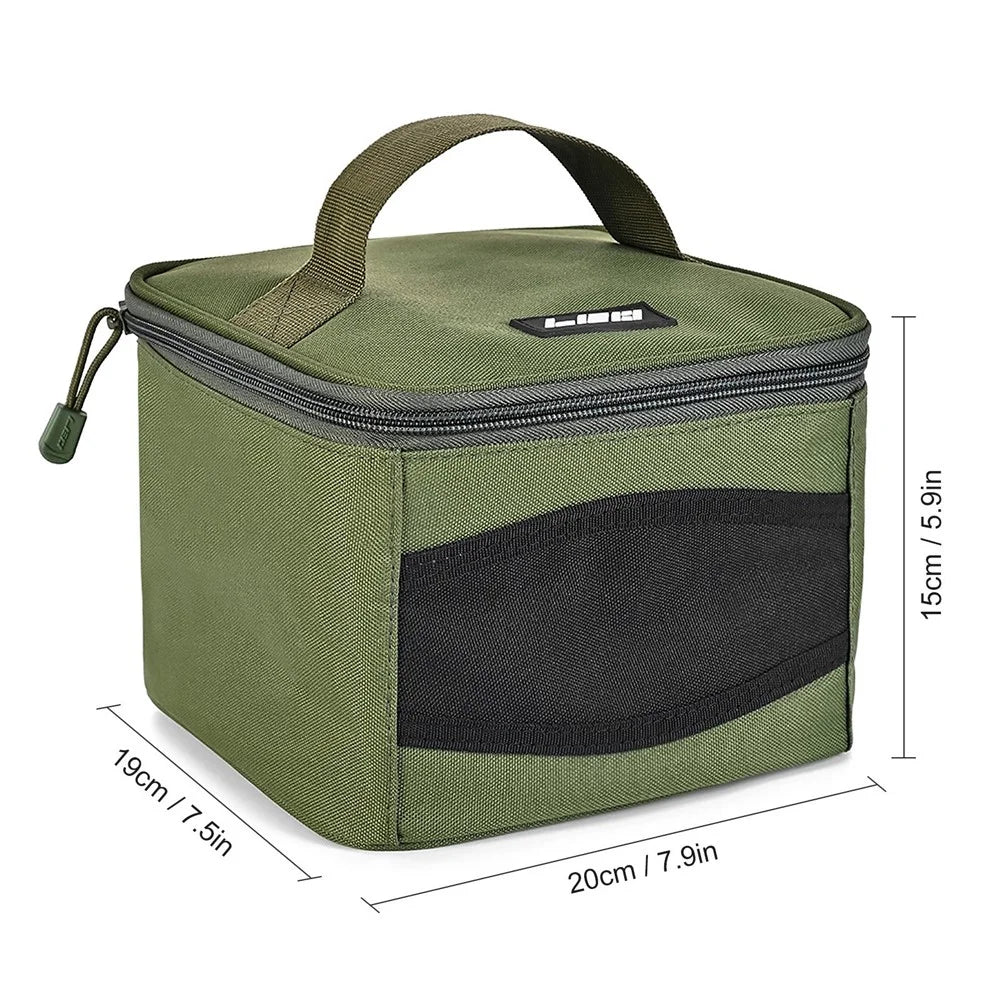 Fishing Reel Gear Bag Oxford Fishing Tackle Bag Portable Waterproof Fishing Reel Organizer Storage Reel Case - Style B - 2